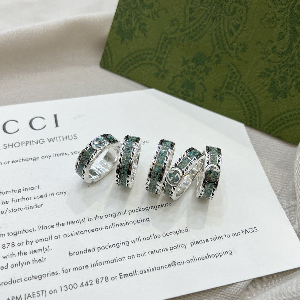 GUCCI GG  INTERLOCKING G RING
