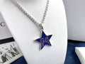 GUCCI GHOST GG STAR PENDANT IN MIDNIGHT BLUE