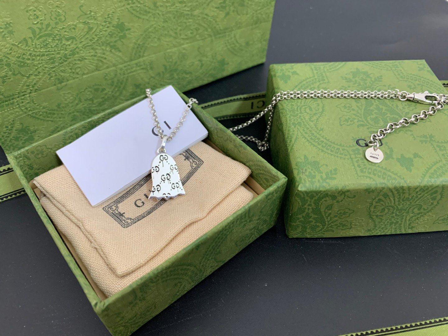 GUCCI GG GHOST PINK NECKLACE