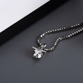 GUCCI GG DOUBLE CLASSIC RETRO STERLING SILVER COW  NECKLACE