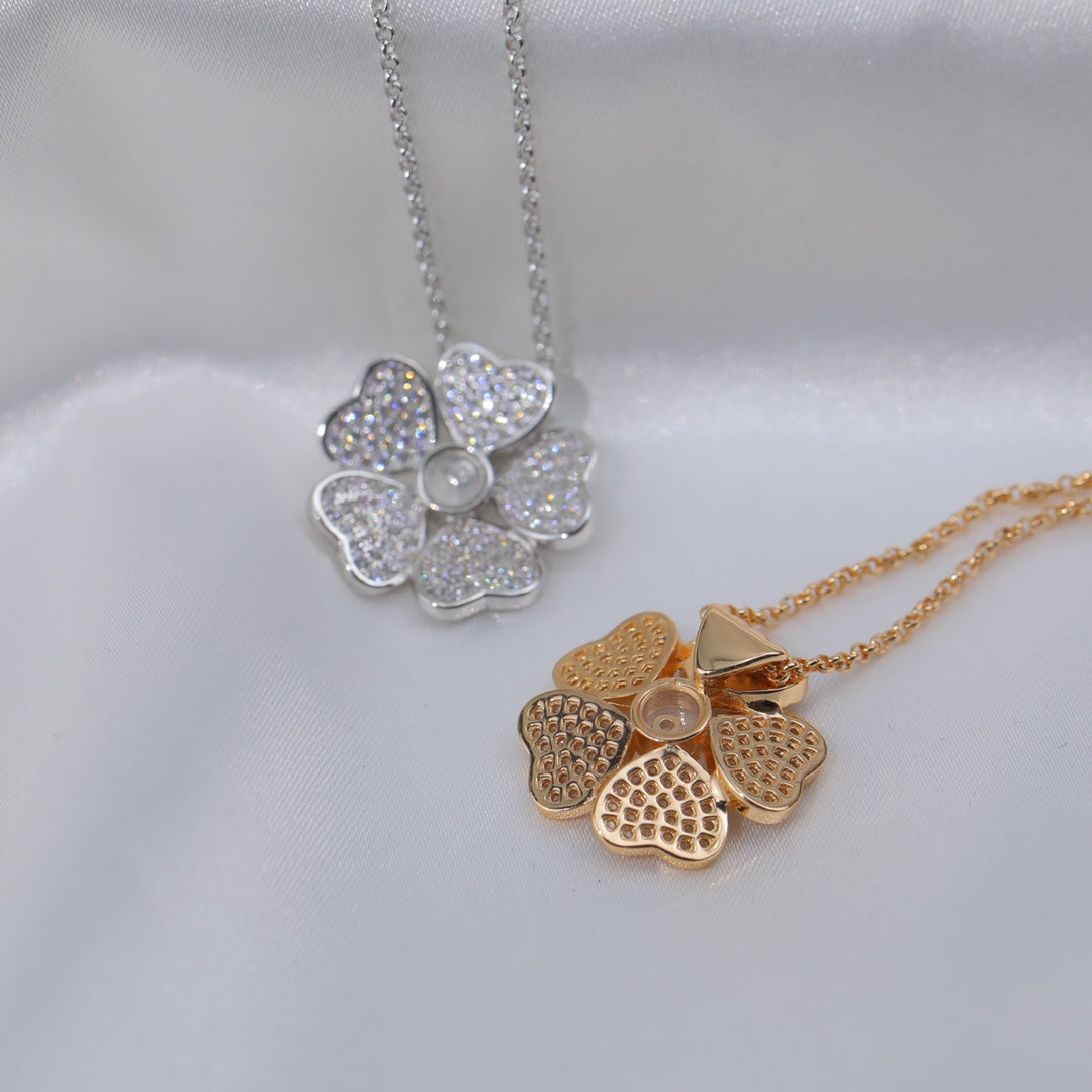 CHOPARD HAPPY PEDANT DIAMOND NECKLACE