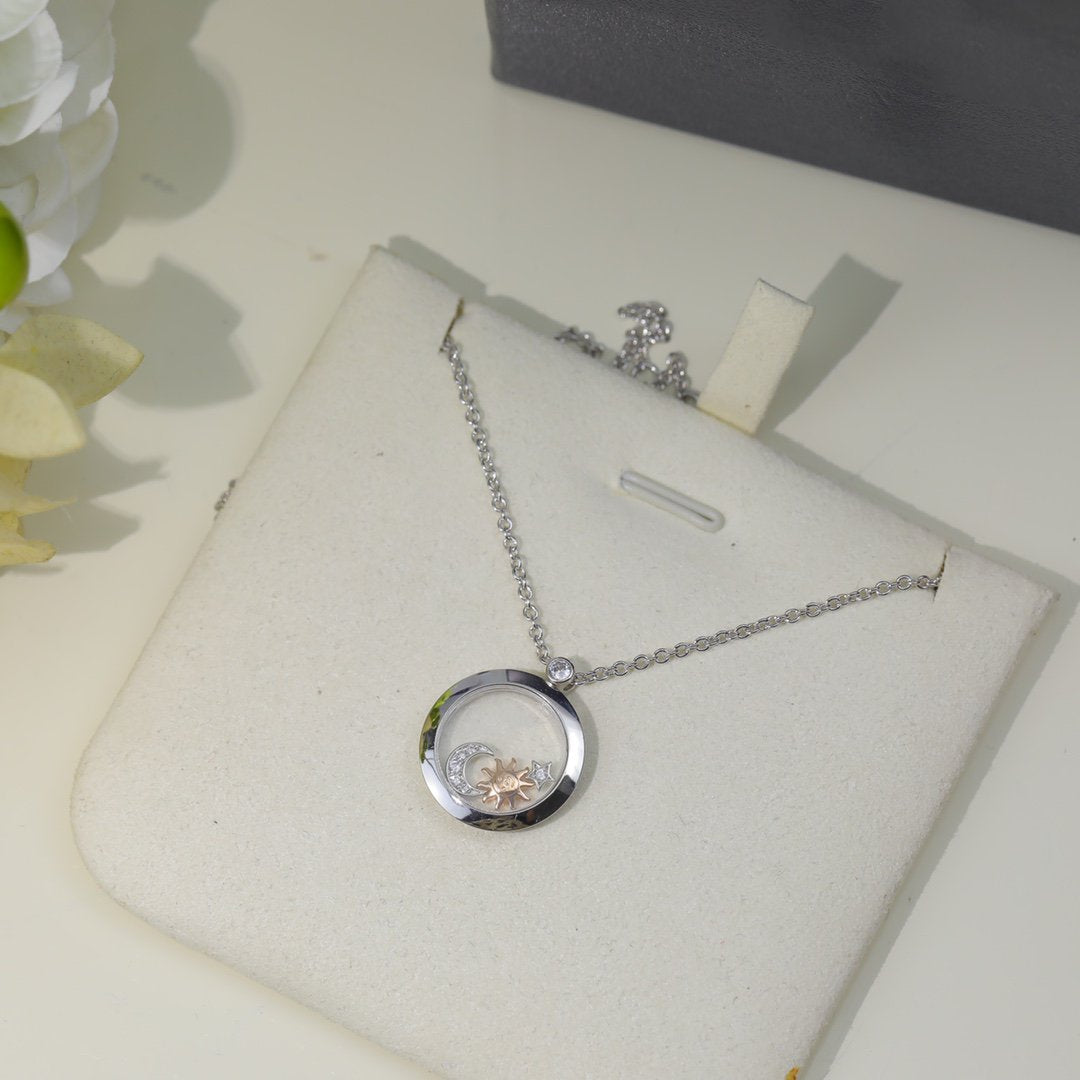 CHOPARD SUN MOON STAR NECKLACE
