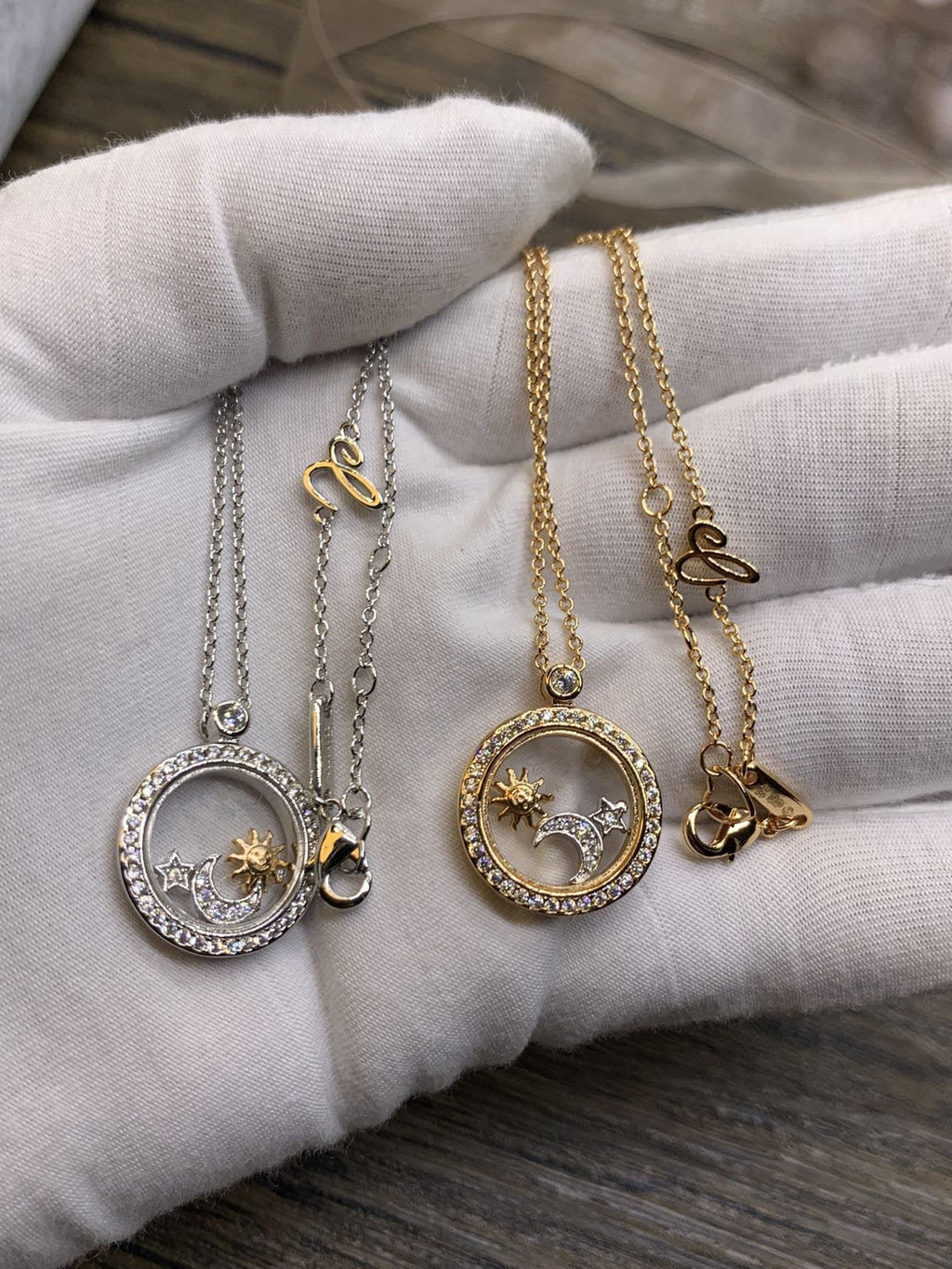 CHOPARD SUN MOON STAR NECKLACE DIAMOND