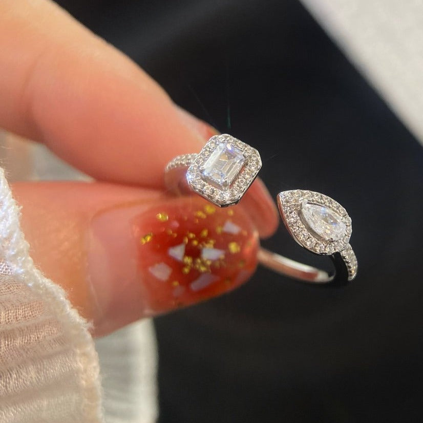 MESSIKA MY TWIN TOI & MOI SILVER DIAMOND RING