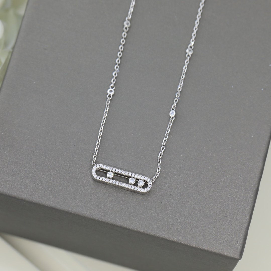 MESSIKA MOVE DIAMOND PAVED NECKLACE