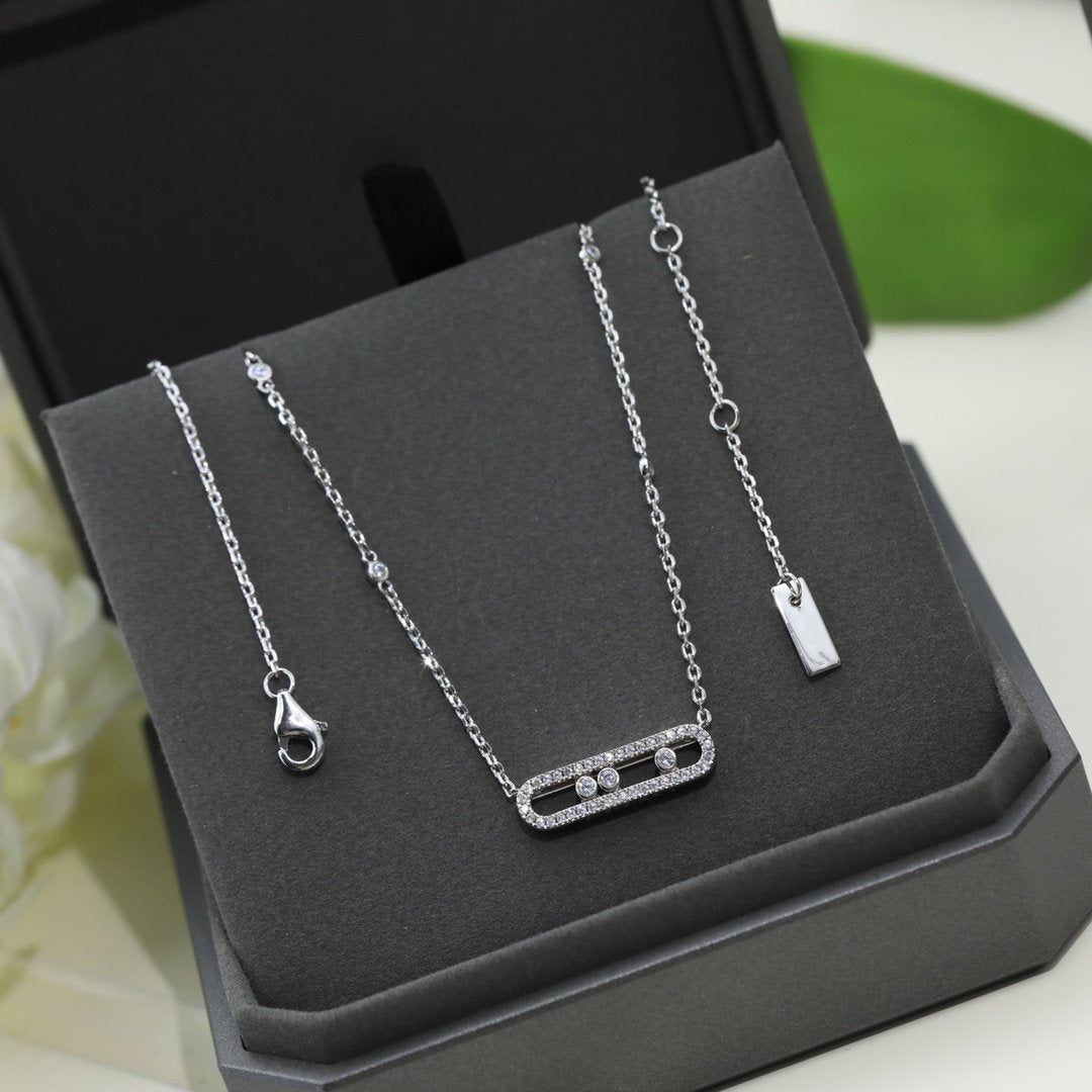 MESSIKA MOVE DIAMOND PAVED NECKLACE
