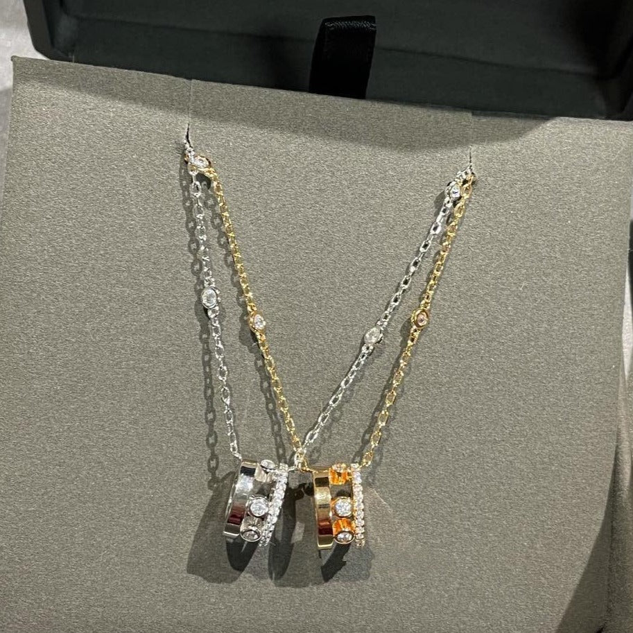 MESSIKA CHAIN MOVE ROMANE PEDAND NECKLACE