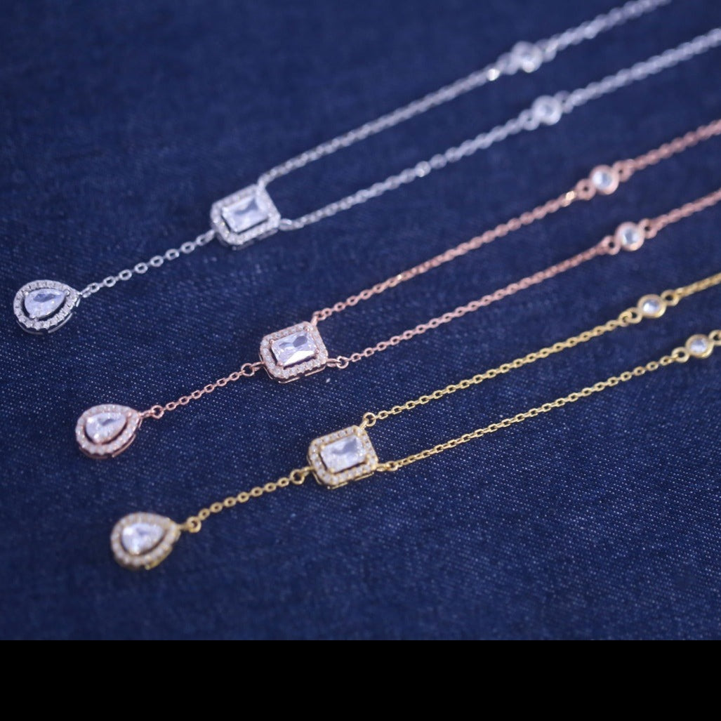 MESSIKA MY TWIN CRACATE DIAMOND NECKLACE