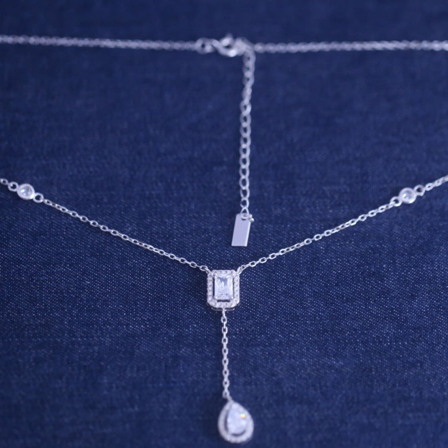 MESSIKA MY TWIN CRACATE DIAMOND NECKLACE