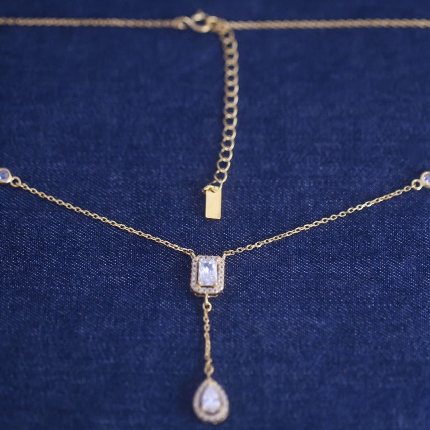 MESSIKA MY TWIN CRACATE DIAMOND NECKLACE