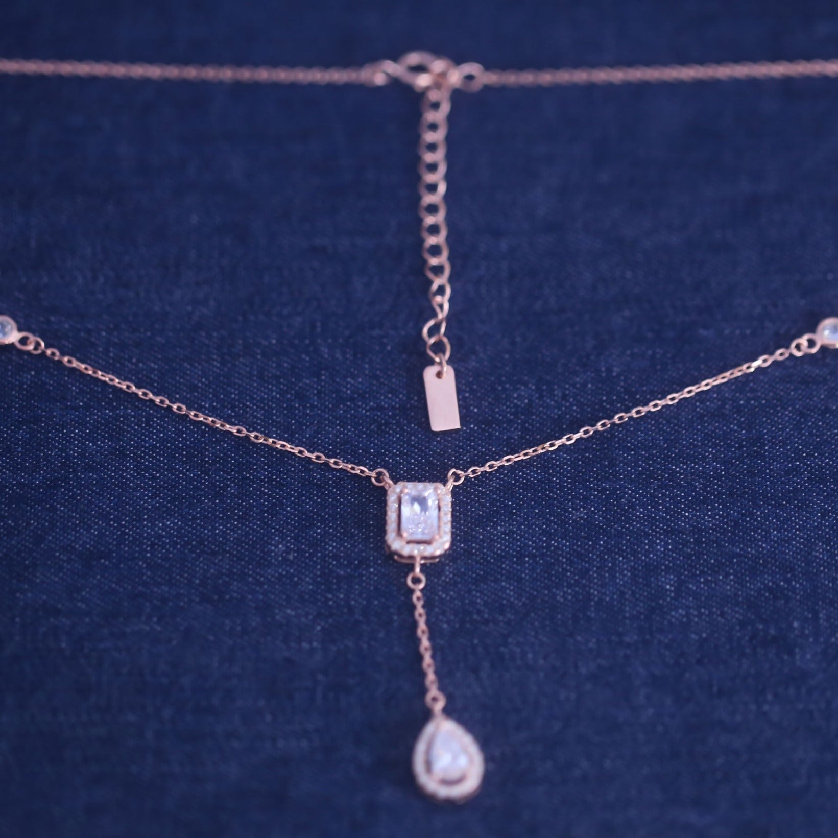 MESSIKA MY TWIN CRACATE DIAMOND NECKLACE
