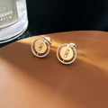 MESSIKA PUCES LUCKY MOVE DIAMOND EARRINGS