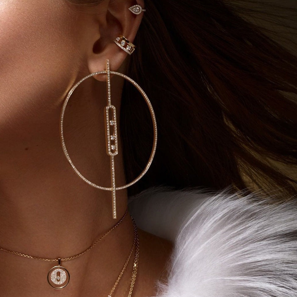 MESSIKA MOVE UNO EARRINGS DIAMOND