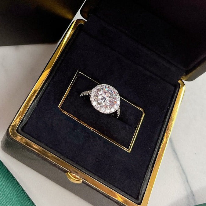GRAFF GRA BAND SILVER DIAMOND PAVED RING