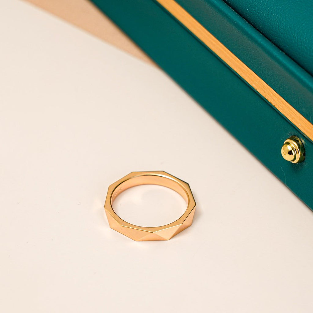 GRAFF LAURENCE SIGNATURE PINK GOLD RING