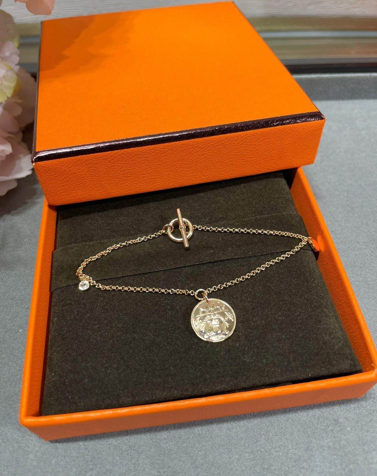 HERMES HM COIN BRACELET