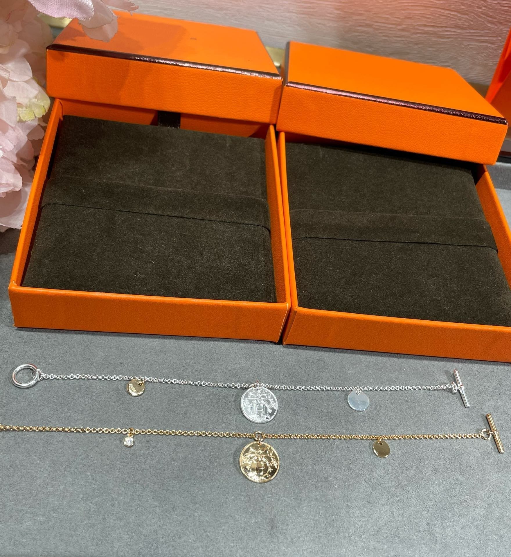 HERMES HM COIN BRACELET