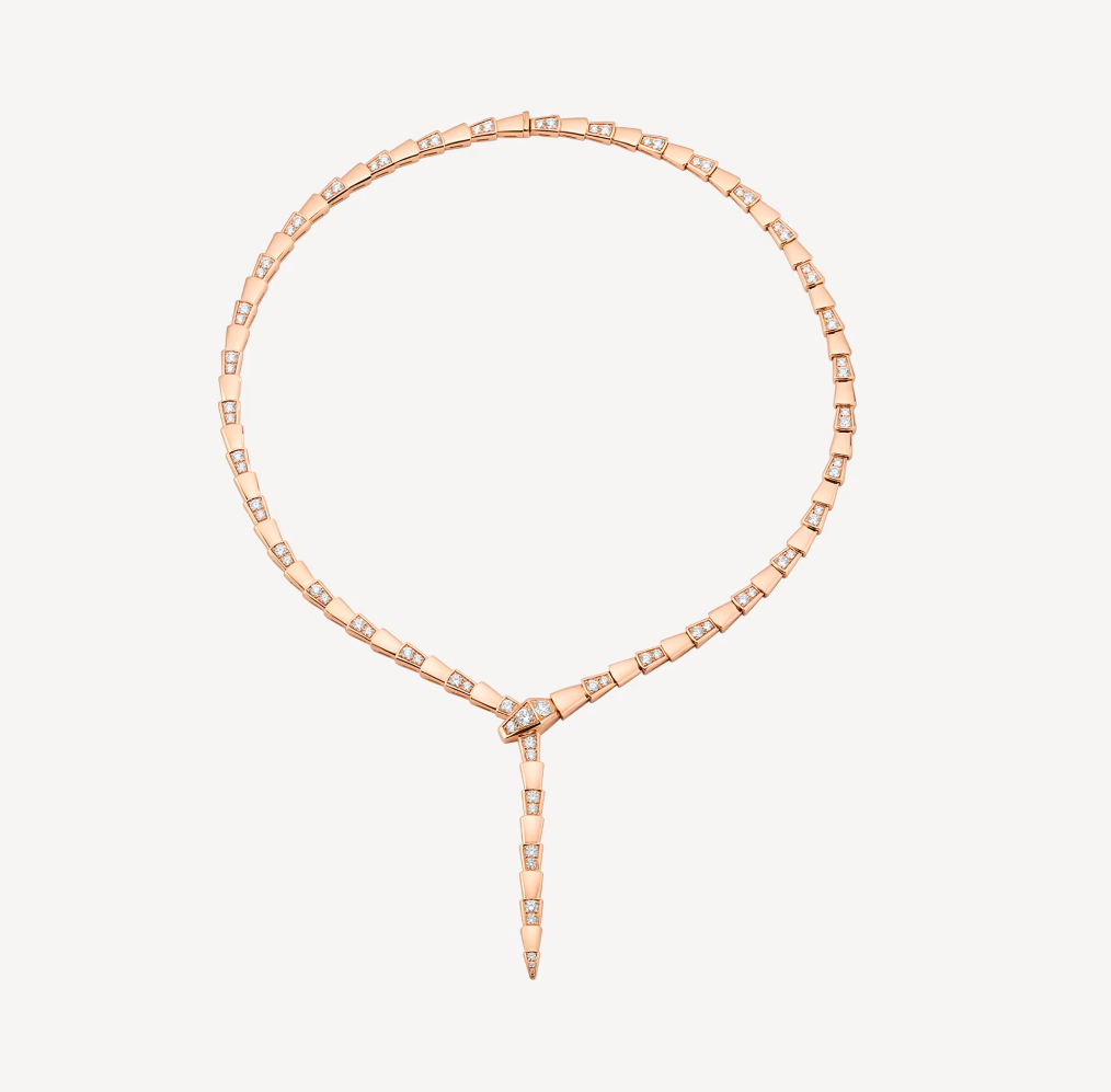BVLGARI SERPENT VIPER DIAMOND NECKLACE