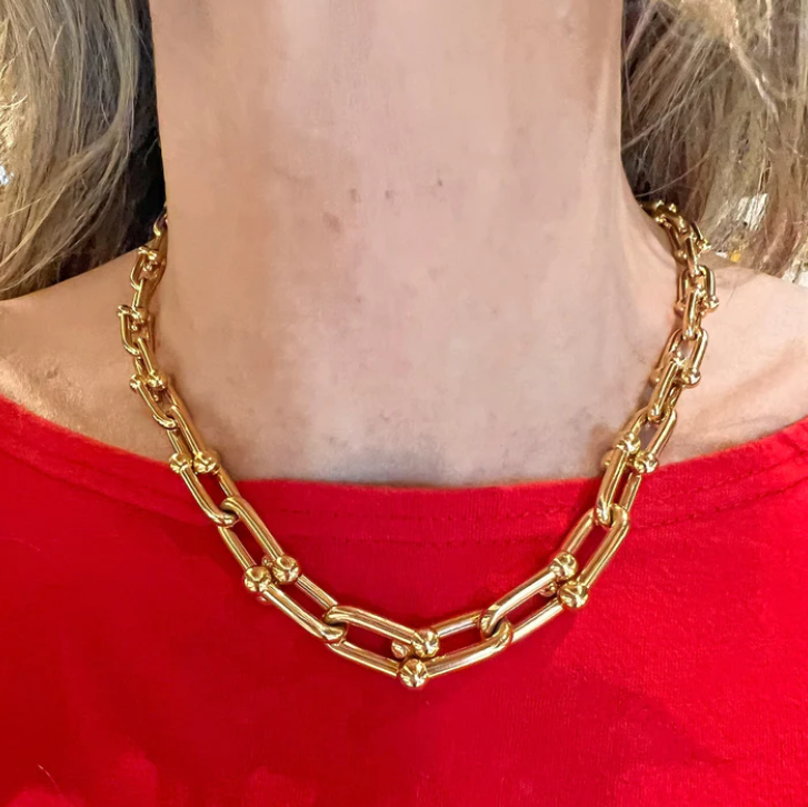 TIFFANY HARDWEAR GOLD CHOKER