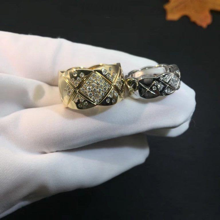 Chanel Crush Ring Gold Diamond