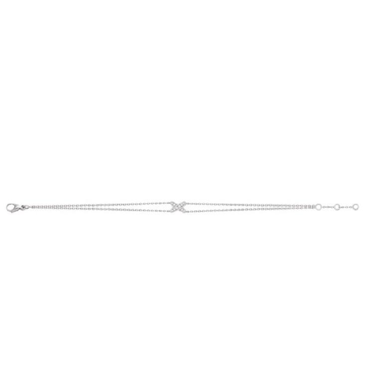 CHAUMET JEUX BRACELET SILVER DIAMOND