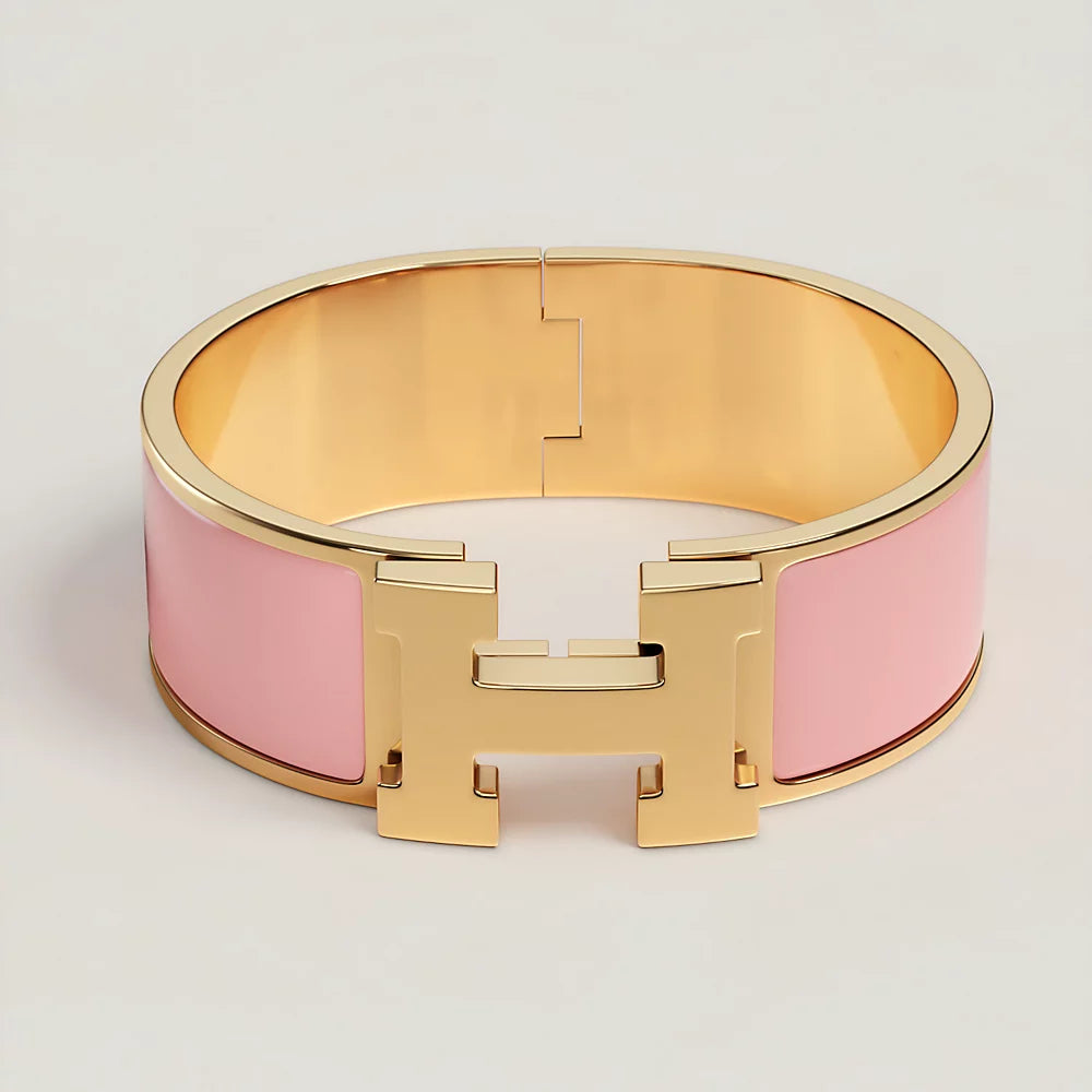 HERMES H BRACELET 20MM GOLD