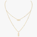 MESSIKA MOVE UNO 2 ROW DIAMOND NECKLACE