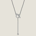 HERMES FINESSE SILVER DIAMOND NECKLACE