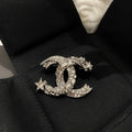 Chanel Brooch Silver 158816