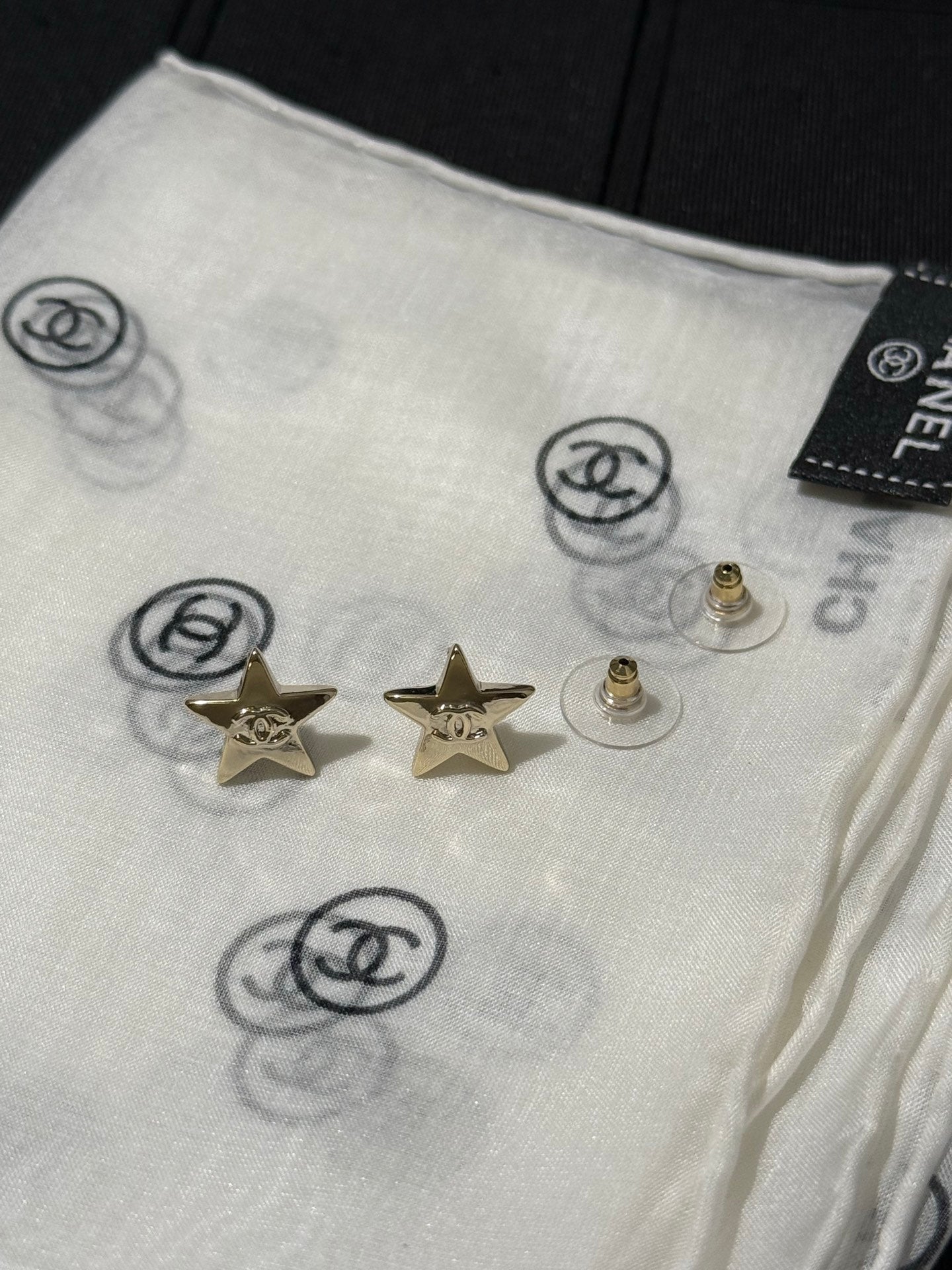 Chanel 2026 Star Double C Small Earrings