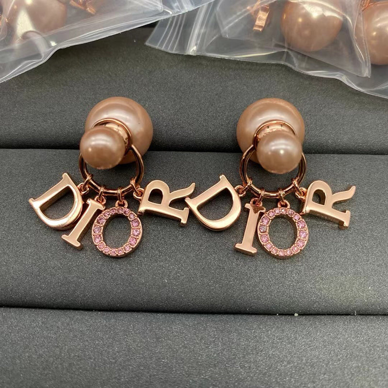 18K Dior Tribales Pearl Earrings