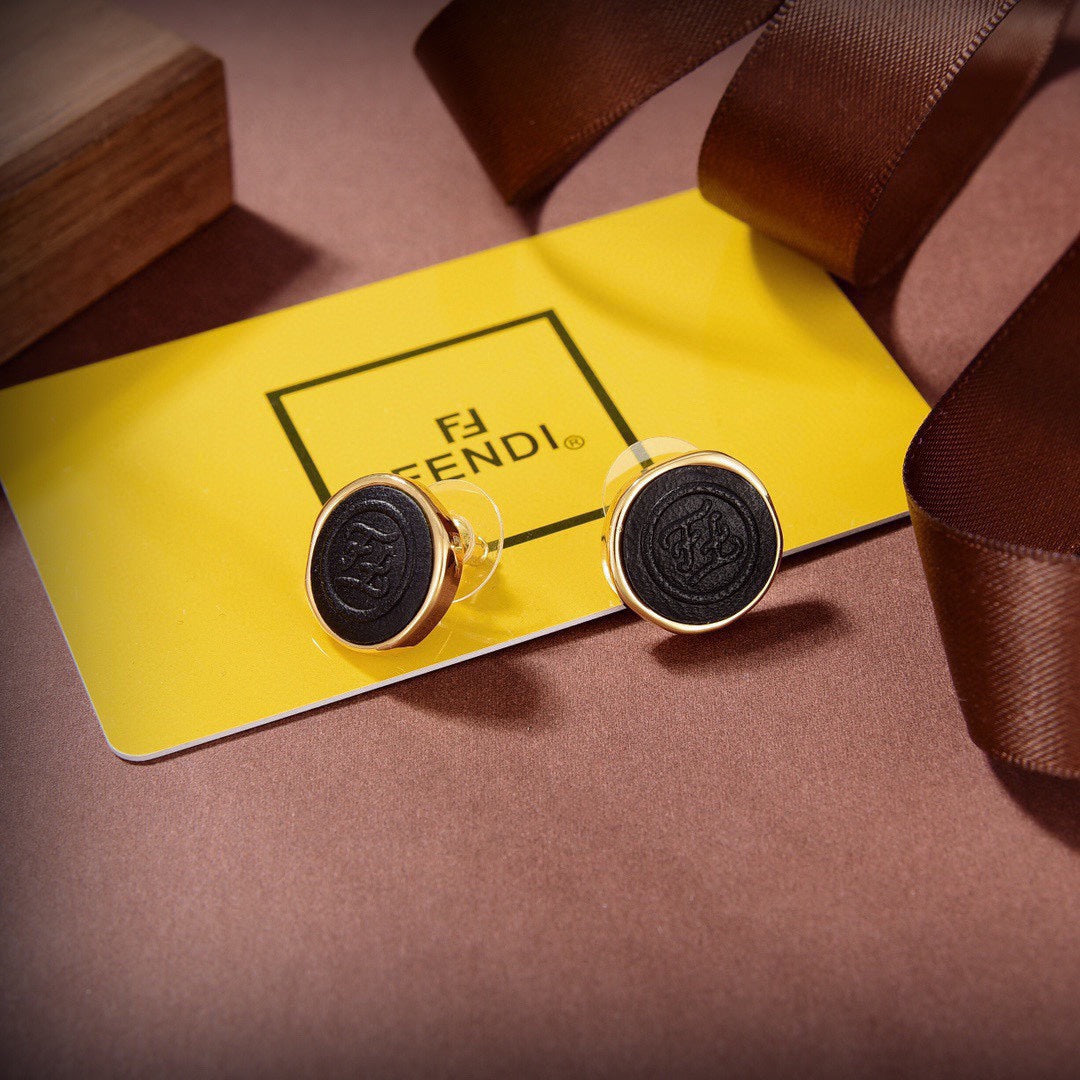 18K Fendi Vintage Color Earrings