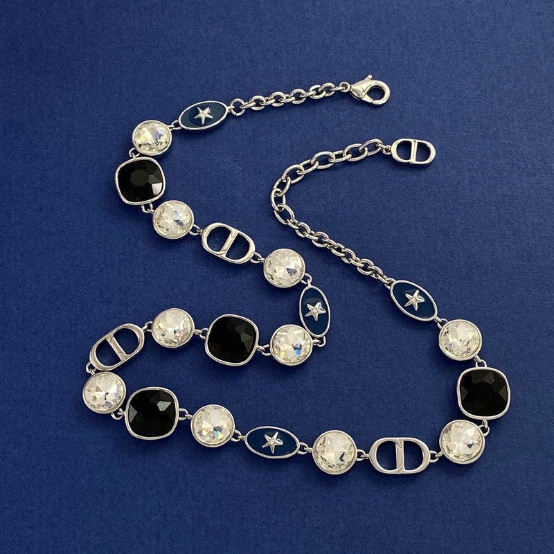 18K Dior Color Crystal Necklace