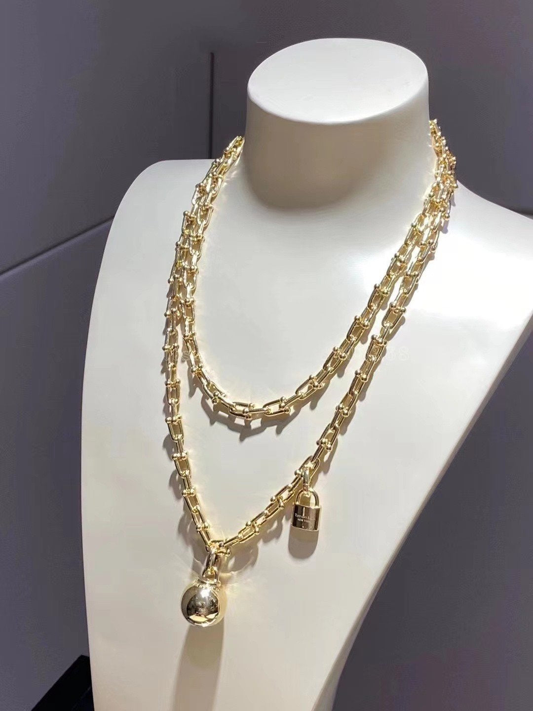 TIFFANY HARDWEAR WRAP NECKLACE