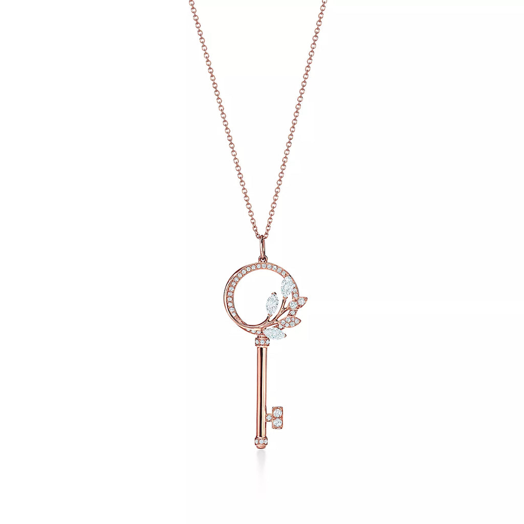 TIFFANY VICTORIA KEY DIAMOND NECKLACE