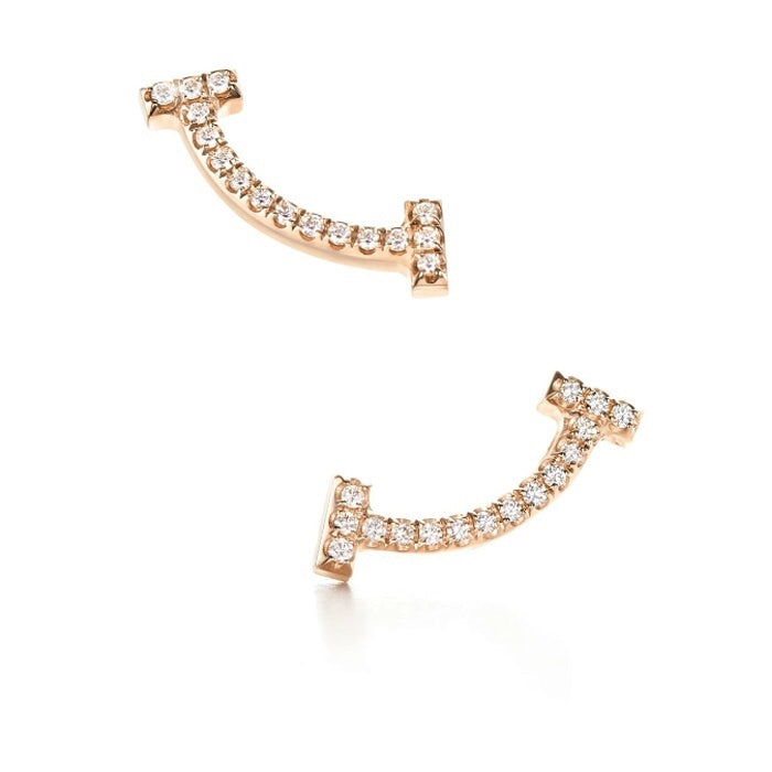 TIFFANY SMILE DIAMOND EARRINGS
