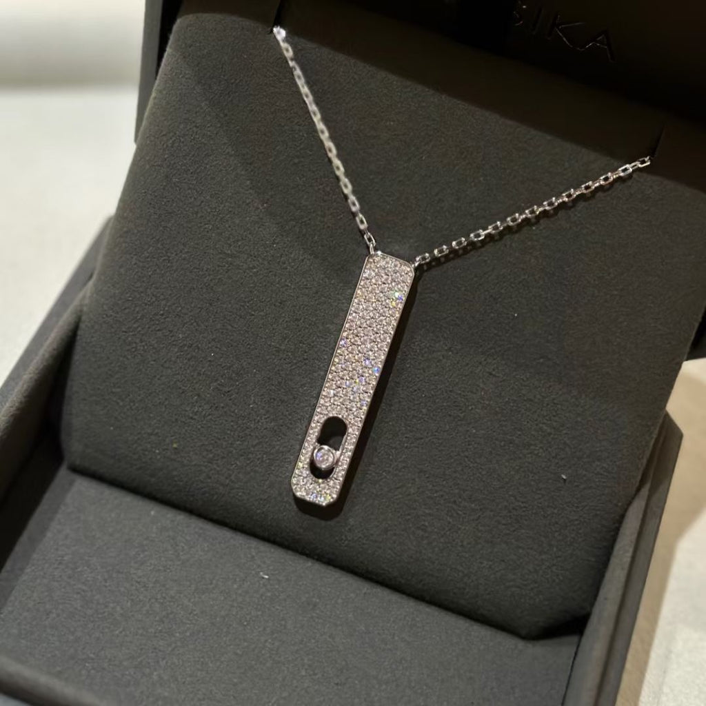 MESSIKA MY FIRST DIAMOND PAVED NECKLACE