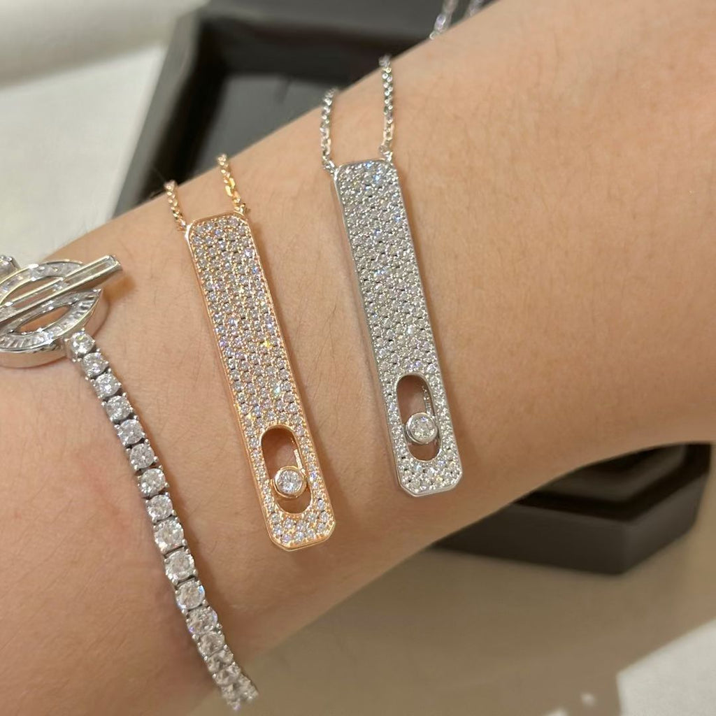MESSIKA MY FIRST DIAMOND PAVED NECKLACE