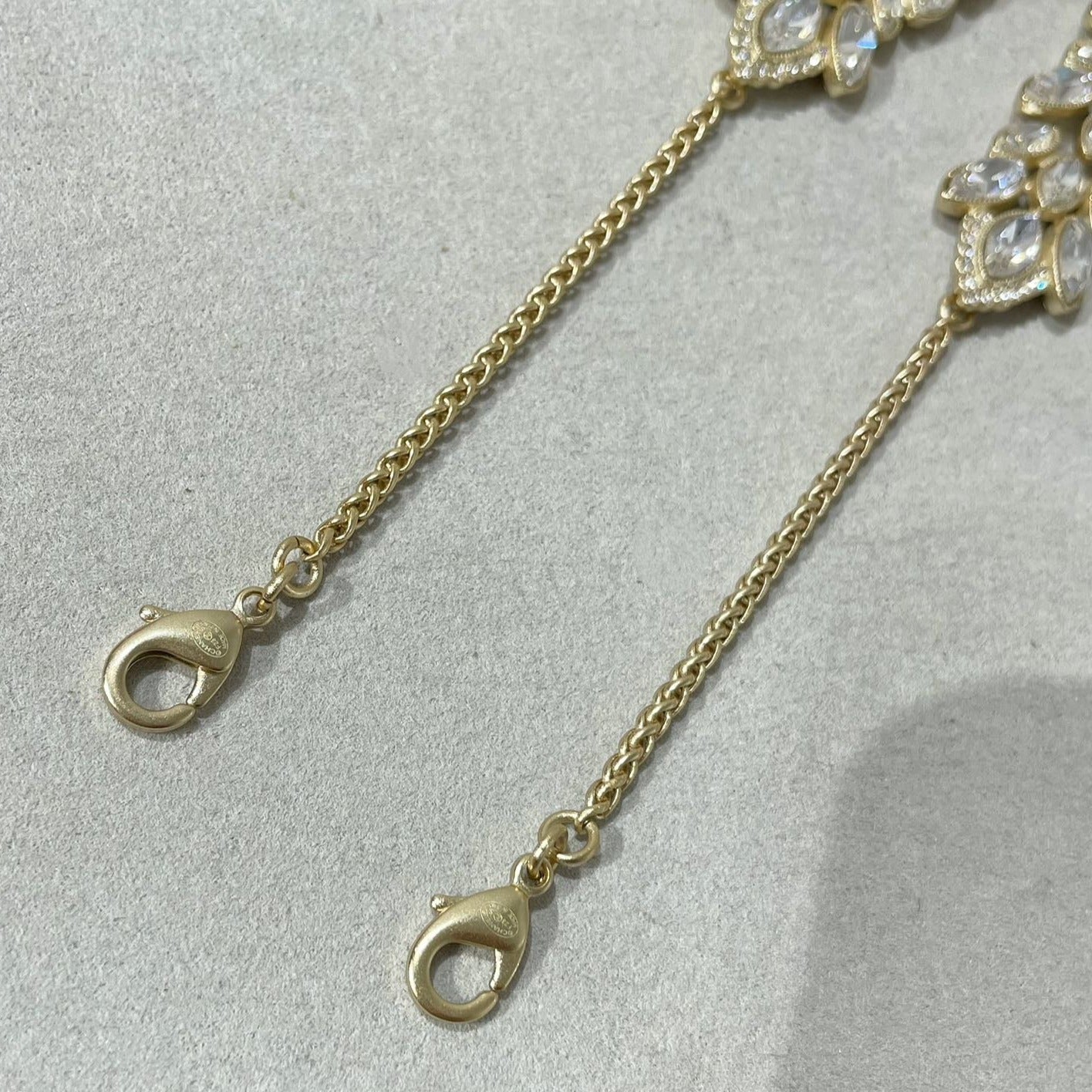 Chanel Double C Small Fragrant Wheat Ear Gold Diamond Necklace