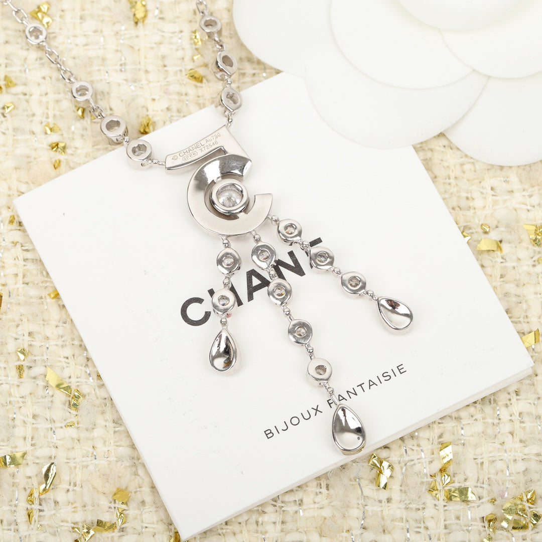 Chanel Eternal N5 Silver Diamond Bracelet