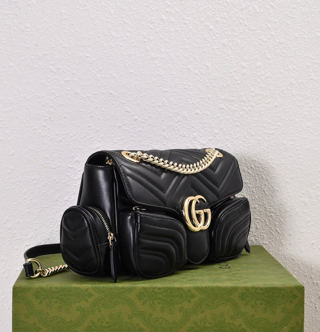 Gucci GG Marmont Pocket Motorcycle Bag – 795228