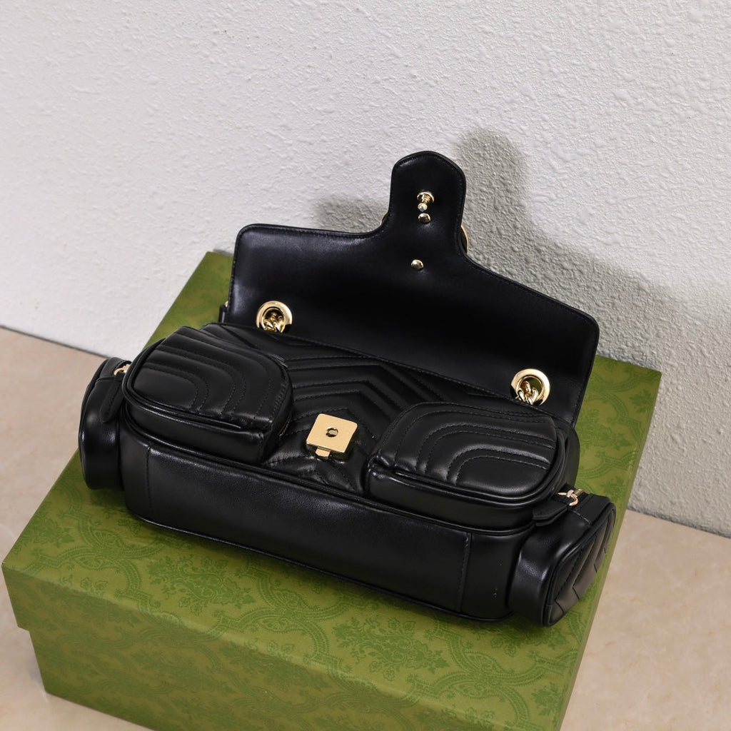 Gucci GG Marmont Pocket Motorcycle Bag – 795228