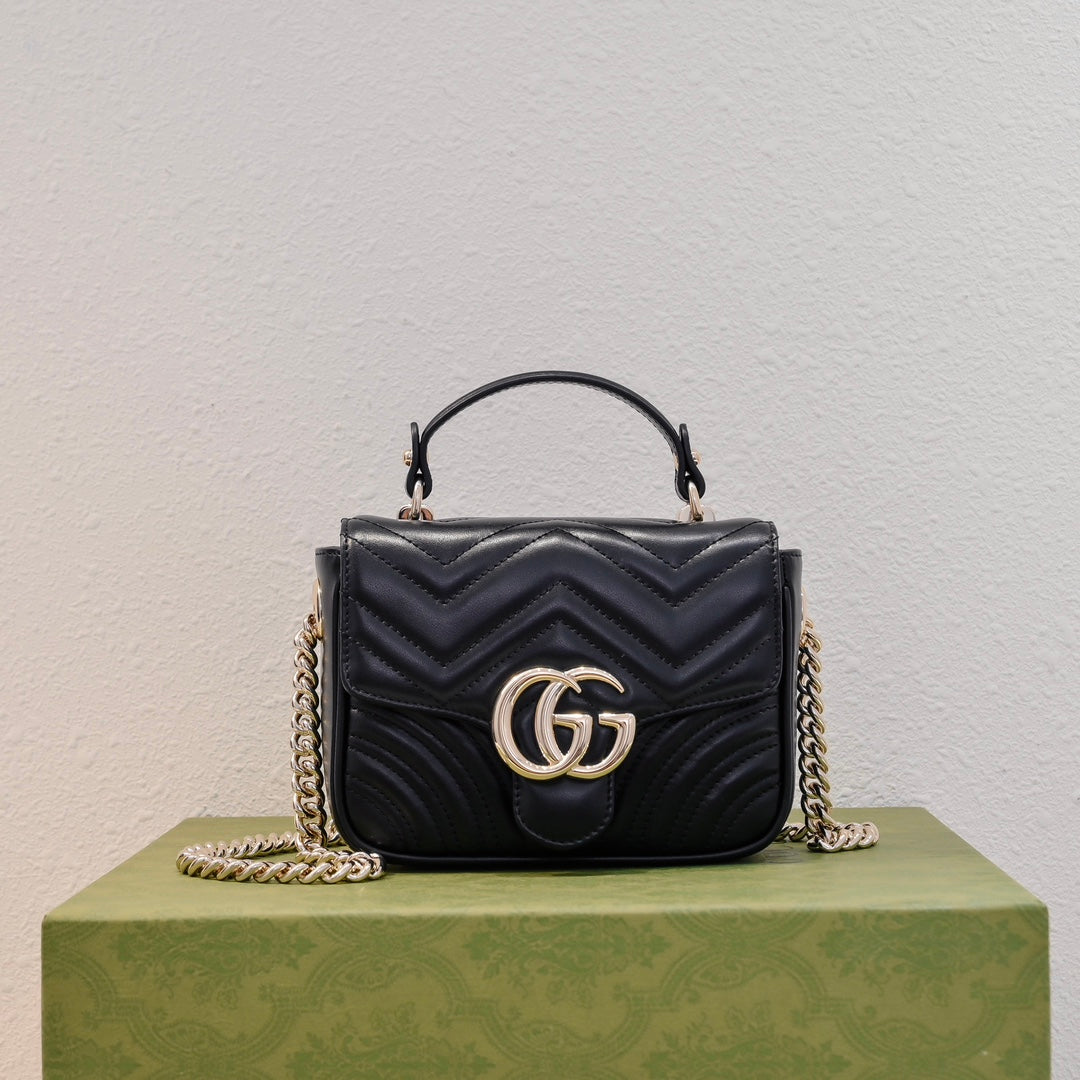 Gucci GG Marmont Mini Top Handle Bag – 811238