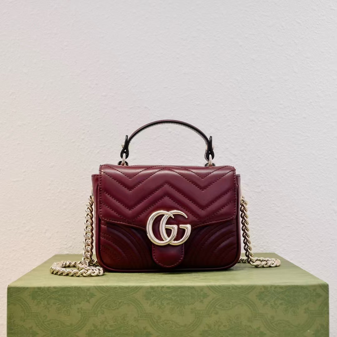 Gucci GG Marmont Mini Top Handle Bag – 811238