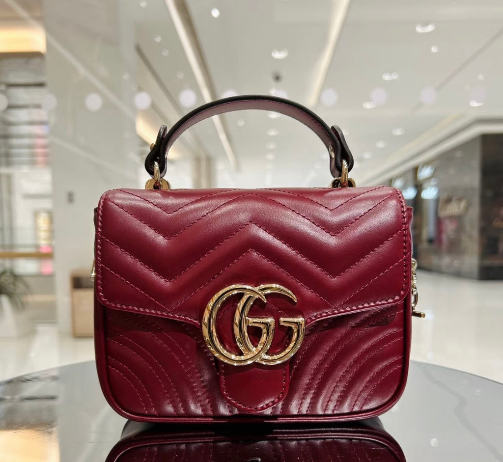Gucci GG Marmont Mini Top Handle Bag – 811238