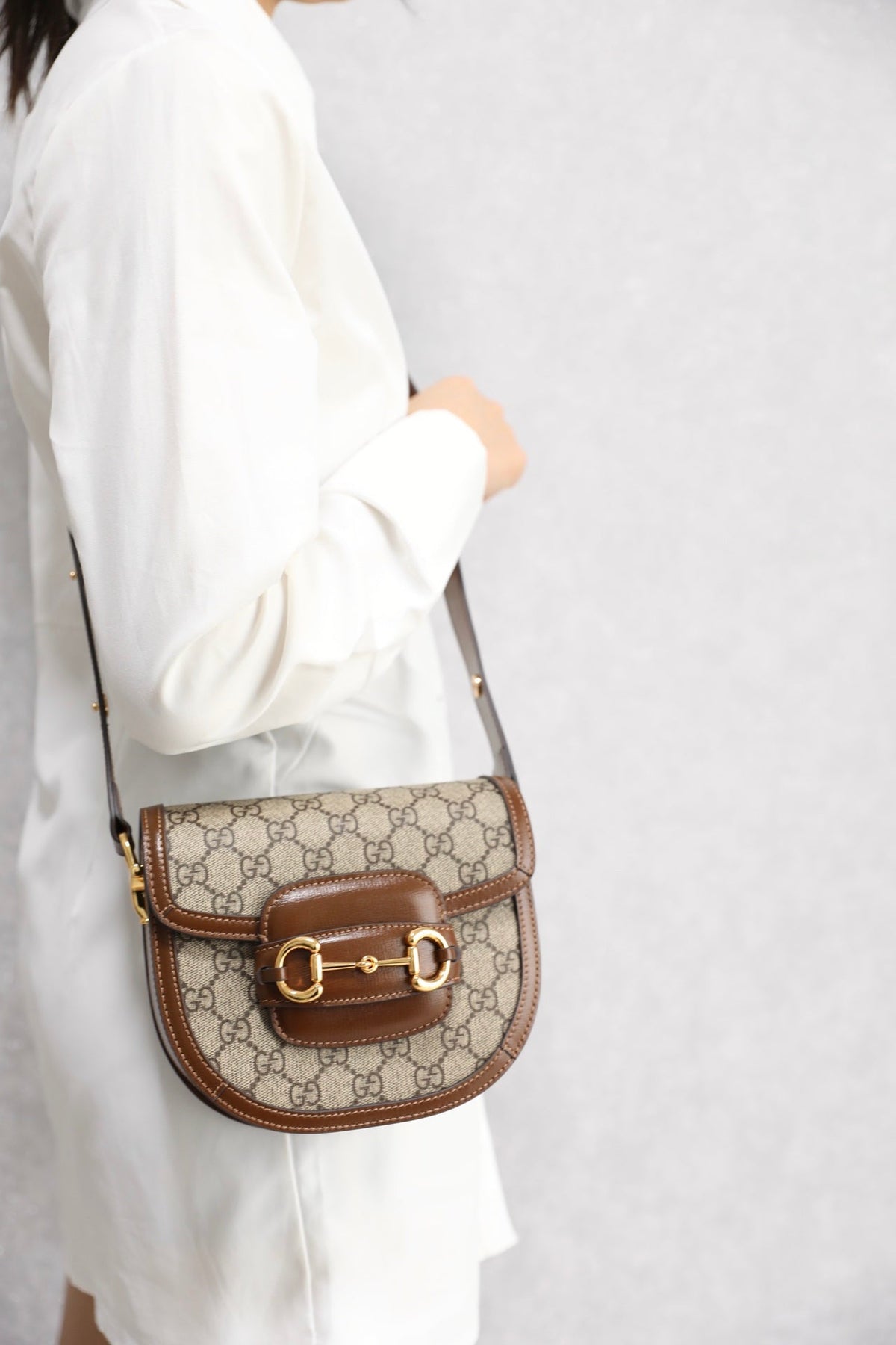 Gucci Horsebit 1955 Half-Moon Bag – 760191