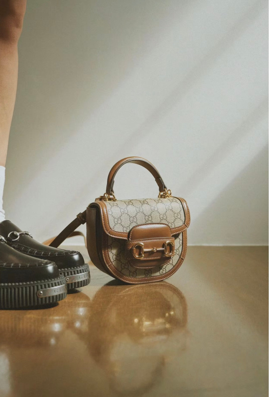 Gucci Horsebit 1955 Mini Top Handle Bag – 781387