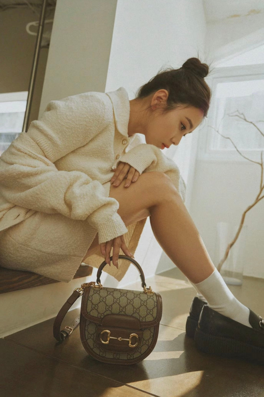 Gucci Horsebit 1955 Mini Top Handle Bag – 781387