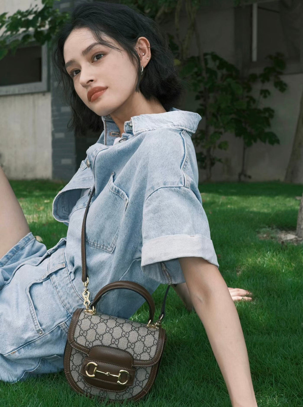Gucci Horsebit 1955 Mini Top Handle Bag – 781387