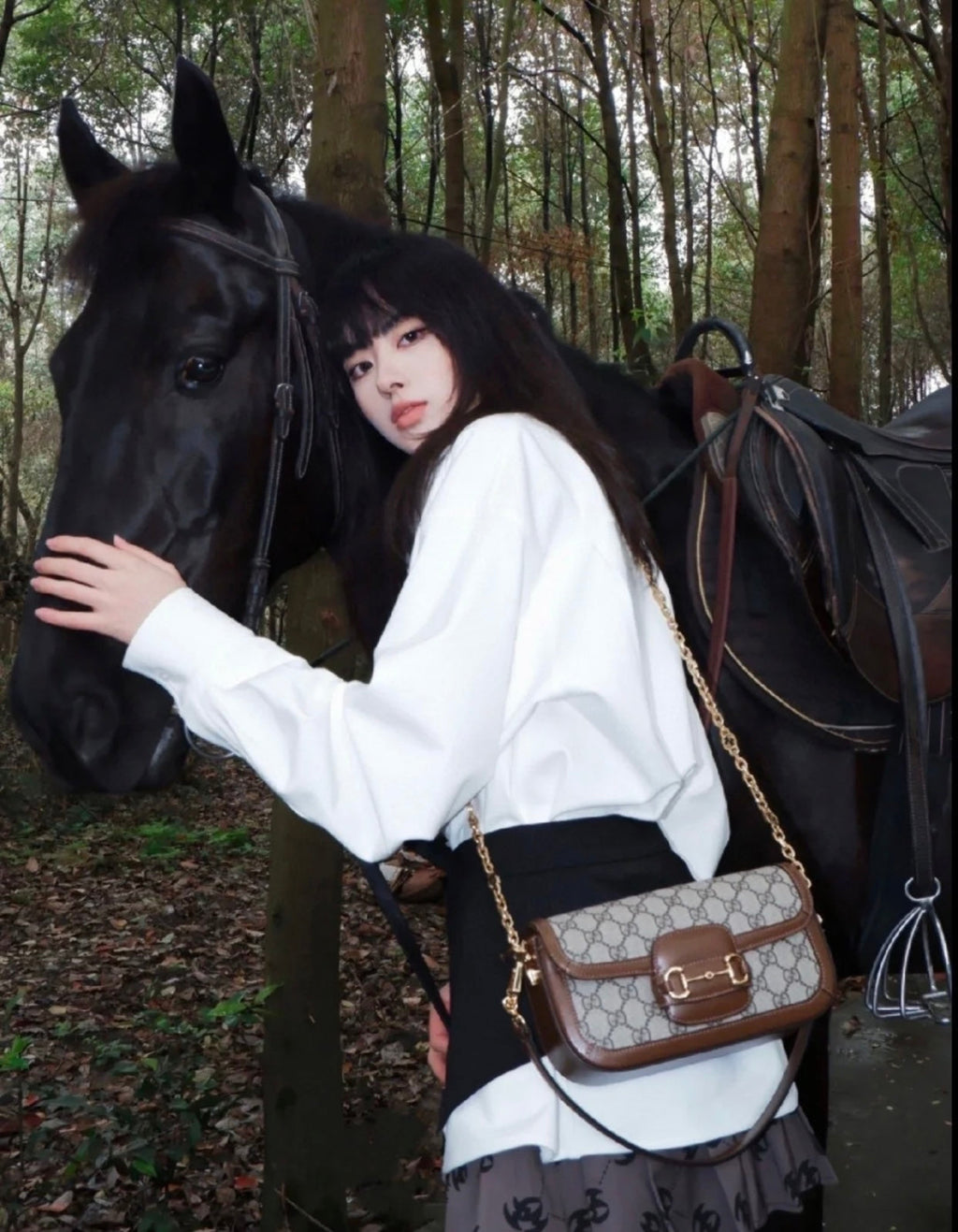 Gucci 1955 Horsebit Baguette Bag – 735178